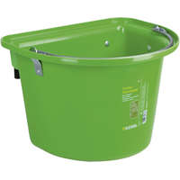Kerbl Kerbl lapos hátú abrakosvödör fém hordfogantyúval és a hátán fém akasztóval (12 literes | 1.73 kg | Világoszöld)