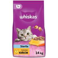 Whiskas Whiskas Sterile szárazeledel ivartalanított macskáknak 14 kg