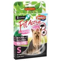 Panzi FitActive kullancs- és bolhariasztó spot on kutyáknak (S; Kistestű kutyáknak; 5 x 1 ml)