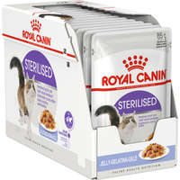 Royal Canin Royal Canin Sterilised Jelly - Ivartalanított felnőtt macska zselés nedves táp (12 x 85 g) 1.02 kg