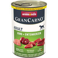 Animonda Animonda GranCarno Adult kacsaszíves és marhahúsos konzerv (6 x 400 g) 2.4kg