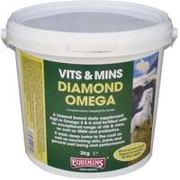  Equimins Diamond Omega - Őrölt porlasztott vitaminos lenmag lovaknak (Vödrös kiszerelés) 2 kg