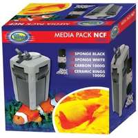 Aqua Nova Aqua Nova NCF-2000 szűrőanyag csomag NCF akváriumi külső szűrőkhöz (Szivacs, vatta, 1 kg szén, 1 kg kerámia gyűrű)