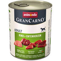Animonda Animonda GranCarno Adult kacsaszíves és marhahúsos konzerv (6 x 800 g) 4.8 kg