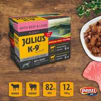 Julius-K9 Julius-K9 Beef & Lamb szószos falatok kutyáknak (2 x 6 x 100 g) 1.2 kg