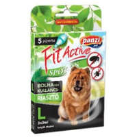 Panzi FitActive kullancs- és bolhariasztó spot on kutyáknak (L; Nagytestű kutyáknak; 5 x 3 ml)