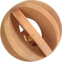 Trixie Játék Fából Labda Csengővel Rágcsálóknak 6cm