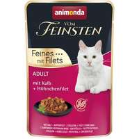 Animonda Animonda Vom Feinsten Feines mit Filets borjús és csirkemellfilés macskaeledel alutasakban (18 x 85 g) 1.53kg