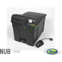 Aqua Nova Aqua Nova NUB-12000 + 18 W UV beásható kerti dobozszűrő UV sterilizátorral (30 l | 12000 l-ig | Tömlőátmérő: 20-40 mm be / 70 mm ki)