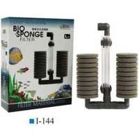 Ista Ista Bio-Sponge akváriumi tapadókorongos dupla szivacsszűrő (L | 16.5 cm x 6 cm x 23-24 cm | Max. 200 literes akváriumhoz)