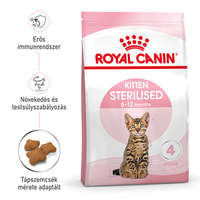 Royal Canin Royal Canin Kitten Sterilised -Ivartalanított kölyök macska száraz táp 12 hónapos korig 400 g