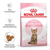 Royal Canin Royal Canin Kitten Sterilised -Ivartalanított kölyök macska száraz táp 12 hónapos korig (2 x 2 kg) 4kg