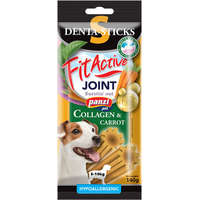  FitActive Hypoallergenic Denta-Sticks Joint Collagen & Carrot - Ízülettámogató és fogtisztító rágórudak kistestű kutyáknak (S) 140 g