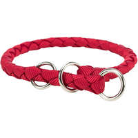Trixie Trixie Cavo piros színű húzásgátló fonott nyakörv kutyáknak (35-41 cm; Átmérő: 12 mm)