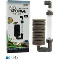 Ista Ista Bio-Sponge akváriumi tapadókorongos szimpla szivacsszűrő (L | 10 cm x 6 cm x 23-24 cm | Max. 120 literes akváriumhoz)