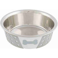 Trixie Trixie rozsdamentes acéltál szilikonos bevonattal tappancs és csont mintával (0,4 liter | 14 cm)
