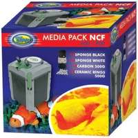 Aqua Nova Aqua Nova NCF-600/800 szűrőanyag csomag NCF akváriumi külső szűrőkhöz (Szivacs, vatta, 500 g szén, 500 g kerámia gyűrű)