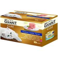 Gourmet Gourmet Gold Mousse - Pástétom macskáknak - Multipack (4 x 85 g | 4 db konzerv) 340g