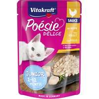 Vitakraft Vitakraft Poésie Délice Junior Chicken szószos eledel macskáknak alutasakban (46 x 85 g) 3.91kg