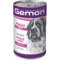 Gemon Gemon Dog Maxi Adult Chunks with Pork & Rice konzerv (12 x 1250 g) 15kg