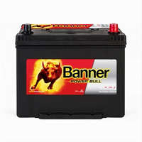 BANNER Banner P70 29 ASIA Power Bull Akkumulátor 70AH 570A J+ Asia vastag (H:260mm;Sz:174mm;M:200mm), P7029