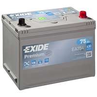 EXIDE Exide Premium EA754 12V 75Ah 630A akkumulátor J+ Japán