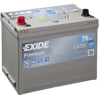 EXIDE Exide Premium EA755 12V 75Ah 630A akkumulátor B+ Japán