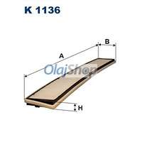 FILTRON Filtron Utastérszűrő (K 1136) (K1136)