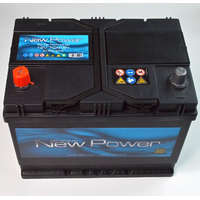 NEW POWER NEW POWER Akkumulátor 70Ah 600A B+ Asia vastag