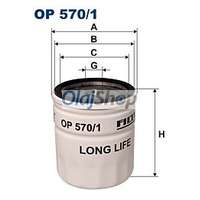 FILTRON Filtron Olajszűrő (OP 570/1) (OP570/1)