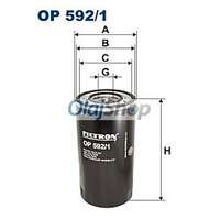 FILTRON Filtron Olajszűrő (OP 592/1) (OP592/1)