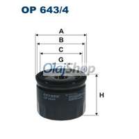 FILTRON Filtron Olajszűrő (OP 643/4) (OP643/4)