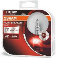 OSRAM OSRAM 12V 55W P14.5s H1 NIGHT BREAKER SILVER Duo-Box