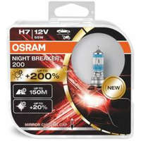 OSRAM OSRAM 12V 55W PX26D H7 NIGHT BREAKER 200 Duo-Box