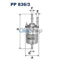 FILTRON Filtron Üzemanyagszűrő (PP 836/3) (PP836/3)