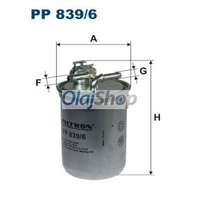FILTRON Filtron Üzemanyagszűrő (PP 839/6) (PP839/6)