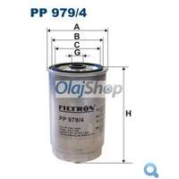 FILTRON Filtron Üzemanyagszűrő (PP 979/4) (PP979/4)