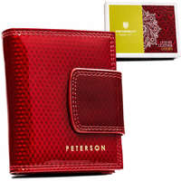  Peterson Női Bőr Pénztárca Ptn 42329-Sbr-7402 Red – Piros –