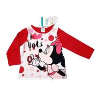 Disney Minnie Disney Minnie hosszú ujjú póló (méret: 74-98)