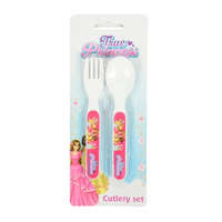 Hercegnők Hercegnők True műanyag evőeszköz készlet - 2 darabos