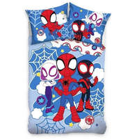 Pókember Pókember Spidey Light gyerek, ovis ágyneműhuzat 100×135 cm, 40×60 cm