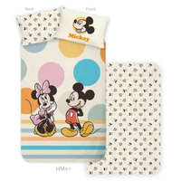 Disney Minnie Disney Mickey Duo gyerek, ovis ágyneműhuzat 100×135 cm, 40×60 cm