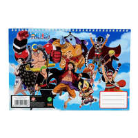 One Piece One Piece Team A/4 spirál vázlatfüzet, 30 lapos