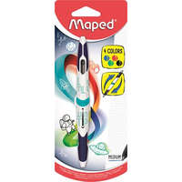 Maped Maped Golyóstoll, 0,5 mm, kétvégű, Twin Tip, 4 hagyományos szín