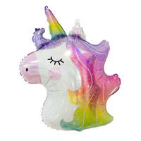 Unikornis Unikornis Head fólia lufi 75 cm