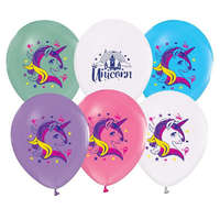 Unikornis Unikornis Spell léggömb, lufi 5 db-os 12 inch (30cm)