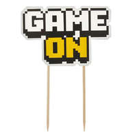 Gamer Játék Game On torta dekoráció 14,5 cm
