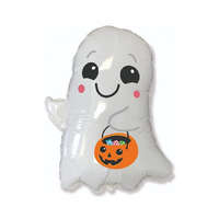Halloween Ghost with Bucket, Szellem fólia lufi 75 cm (WP)