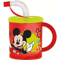 Disney Mickey Disney Mickey szívószálas bögre, műanyag 210 ml