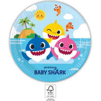 Baby Shark Baby Shark Fun in the Sun papírtányér 8 db-os 23 cm FSC